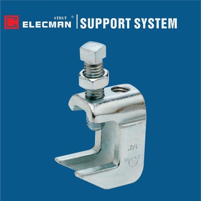 Reversible Suspension C Beam Clamp Plain Electro Galvanized Steel