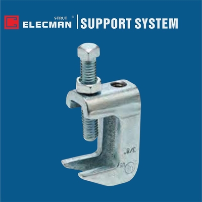 Reversible Suspension C Beam Clamp Plain Electro Galvanized Steel