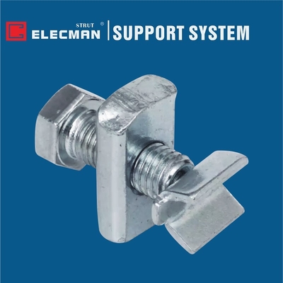 ELECMAN Seismic Rod Stiffener Hanger For Threaded Rods Galvanized Steel