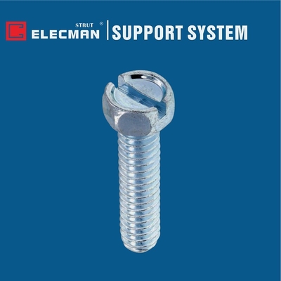 M4 - M12 Slotted Hex Head Cap Screw Galvanised Carbon Steel