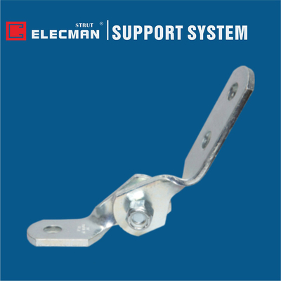 3 Hole 45 Degree Angle Strut Bracket Hinge Connector Galvanized Steel