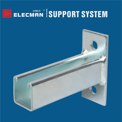 Reversible Single Slotted Strut Channel Bracket Galvanized Steel