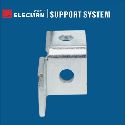 Galvanized Steel Strut Wing Fittings Strut Channel Connectors 2 Hole
