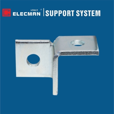 Galvanized Steel Strut Wing Fittings Strut Channel Connectors 2 Hole