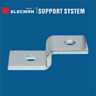 Aluminum Galvanized Steel Offset Strut Z Bracket 2 Hole