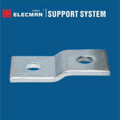 ELECMAN Galvanized Steel 2 Hole Strut Z Bracket Wall Mount
