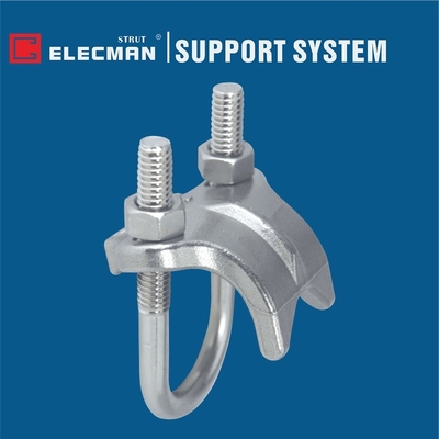 Stainless Steel U Bolt Right Angle Conduit Pipe Strut Clamps 1/2 Inch - 4 Inch