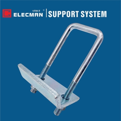 Steel U Bolt Conduit Strut Clamps Right Angle For Channel ES-201