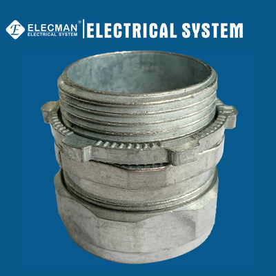 Zinc Die Cast EMT Conduit Couplings Compression Type UL Listed