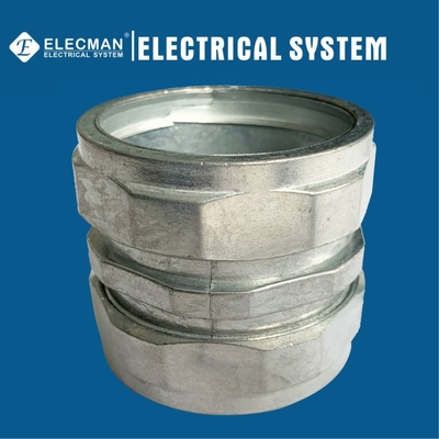 1/2 Inch To 4 Inch Zinc EMT Conduit Coupling Compression Type UL Standard