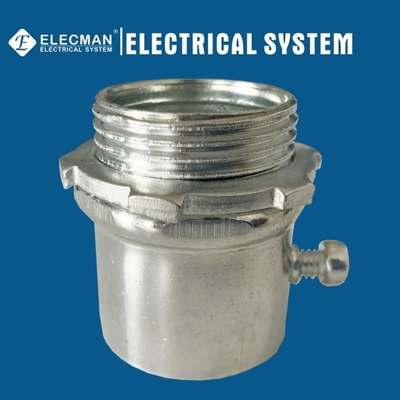UL Listed Steel Material EMT Connectors Set Screw Type 1 Inch Conduit Fitting