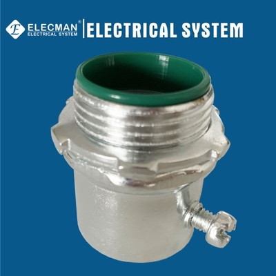 1/2 In - 4 In Insulated Steel EMT Connectors Set Screw Type UL Listed