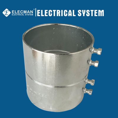 Galvanized Steel EMT Conduit Couplings Set Screw Type UL Certification