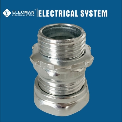 UL Listed Steel EMT Connector Compression Type 1/2 Inch To 4 Inch
