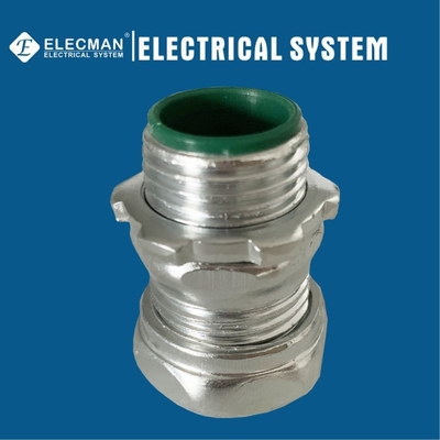 Steel Insulated EMT Connector Compression Type 1/2" To 4" UL Listed
