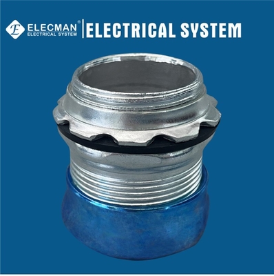 1/2 In To 4 In Steel Non Insulated Raintight EMT Connectors Compression Type