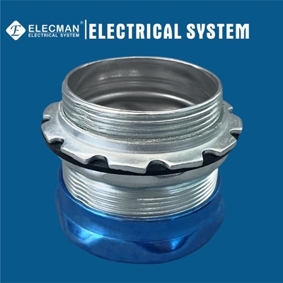 1/2 In To 4 In Steel Non Insulated Raintight EMT Connectors Compression Type