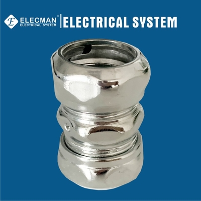 Steel 1/2 Inch To 4 Inch EMT Conduit Coupling Compression Non Insulated Type