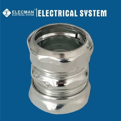 UL Listed Galvanized Steel EMT Conduit Couplings Compression Type