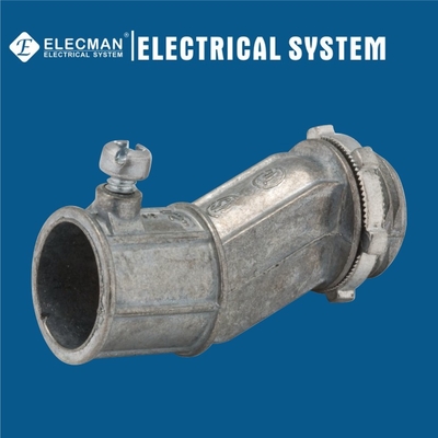 Zinc EMT Conduit To Box Offset Connectors Set Screw Type 1/2" To 1"