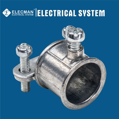 Zinc EMT To Flexible Metal Conduit Clamp Type Combination Couplings