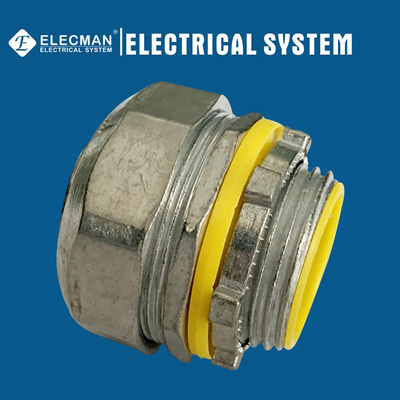 Zinc Straight Liquid Tight Connector 1 Inch