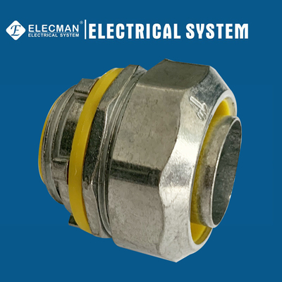 Zinc Straight Liquid Tight Connector 1 Inch
