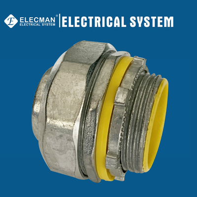Zinc Straight Liquid Tight Connector 1-1/4 Inch