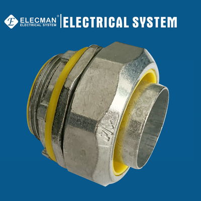 Zinc Straight Liquid Tight Connector 1-1/4 Inch