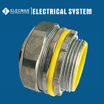 Zinc Straight Liquid Tight Connector 1-1/2 Inch