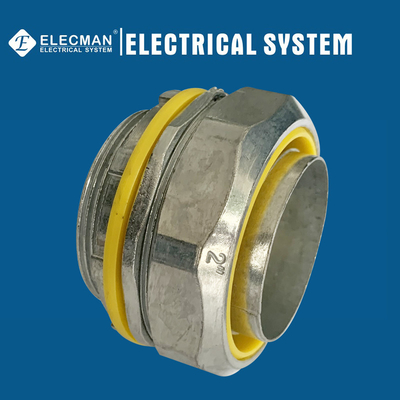 Zinc Straight Liquid Tight Connector 2 Inch