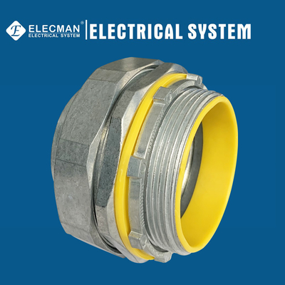 Zinc Straight Liquid Tight Connector 3 Inch