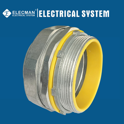 Zinc Straight Liquid Tight Connector 4 Inch