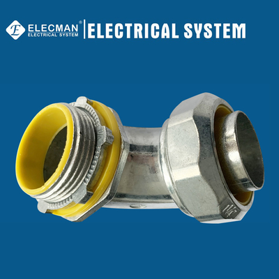 Zinc 90 Degree Liquid Tight Connector 1-1/4 Inch