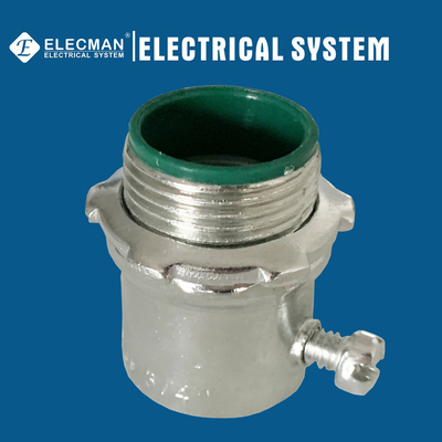 Steel EMT Connectors Set Screw Type With Insulated Throat 1/2" - 4"
