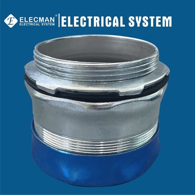 Raintight Steel EMT Connector Compression Type 4"