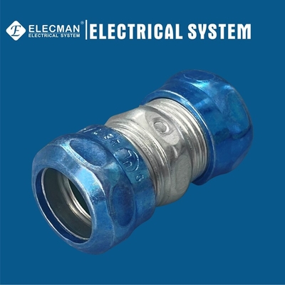 Raintight Steel EMT Coupling Compression Type 1/2 Inch