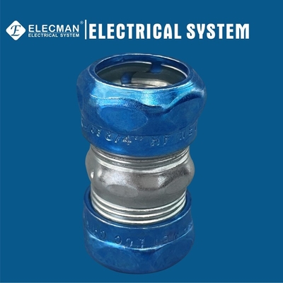 Raintight Steel EMT Coupling Compression Type 3/4 Inch