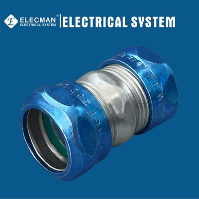 Raintight Steel EMT Coupling Compression Type 3/4 Inch