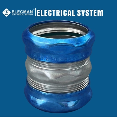 Raintight Steel EMT Coupling Compression Type 2 Inch