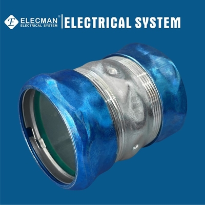 Raintight Steel EMT Coupling Compression Type 2-1/2 Inch