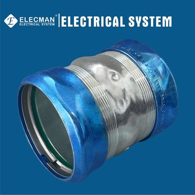 Raintight Steel EMT Coupling Compression Type 3 Inch