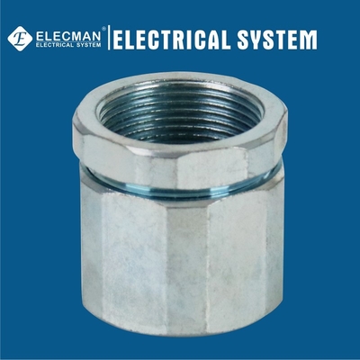 Steel IMC Rigid Conduit Thread Three Piece Coupling 1-1/4"