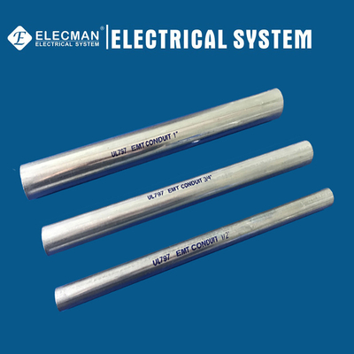 UL797 ANSI 80.3 Electrical Metallic Tubing (EMT Conduit) EMT Pipe