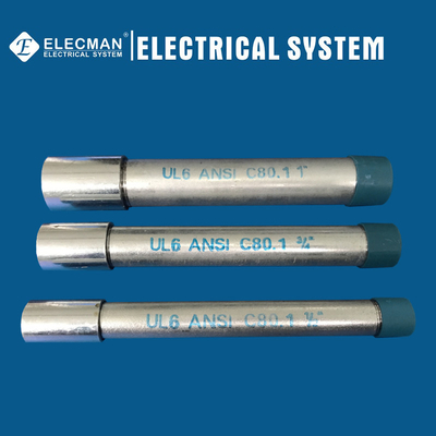 UL6 ANSI C80.1 Rigid Steel Conduit (RSC Conduit) Hot Dipped Galvanized