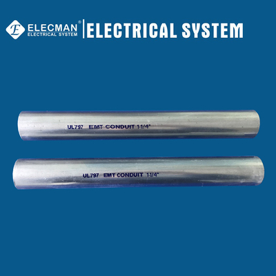 UL797 Electrical Metallic Tubing EMT Electrical Cable Conduit 1-1/4 In.