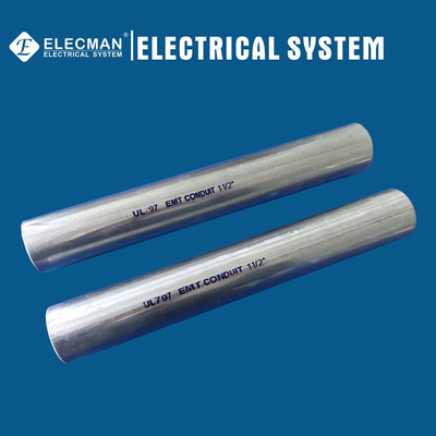 1-1/2" ANSI 80.3 UL797 Thin Wall Electrical Metallic Tubing EMT Conduit