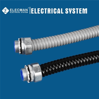 UL Listed PVC Coated Galvanized Steel Flexible Conduit Black/Grey