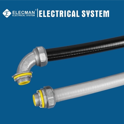 UL Listed Liquid Tight Galvanized Steel Flexible Conduit Black/Grey
