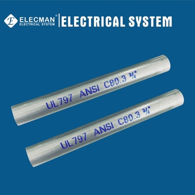 3/4 In. UL Listed Hot Dipped Galvanized EMT Pipe EMT Tube EMT Conduit